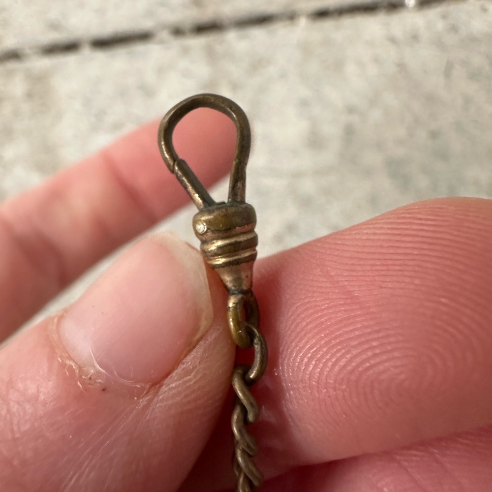 Antique 9.5” Watch Fob Chain - Picture 3 of 6